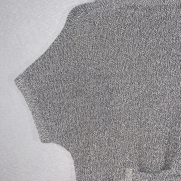 Banana Republic Cardigan Womens Large Gray Short Sleeve Belted Collared Casual - Picture 12 of 13